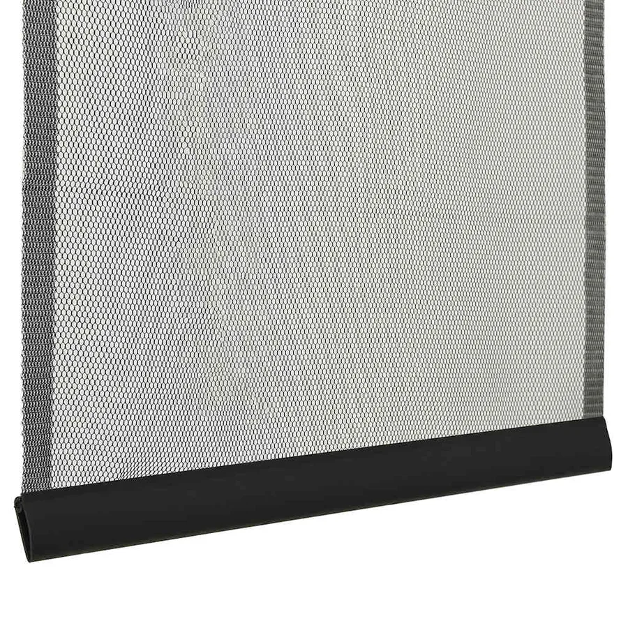 Moustiquaire avec rideau en maille noir 100x220 cm polyester - 5