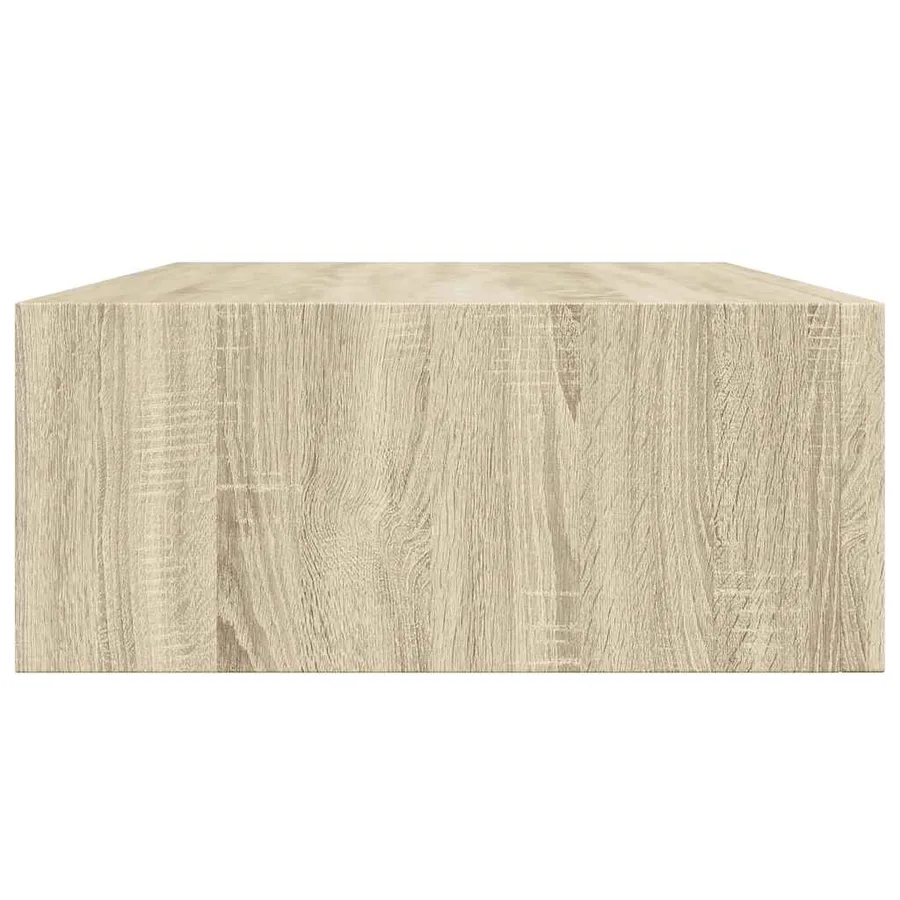 Étagères à tiroirs murales 2 pcs chêne 40x23,5x10 cm MDF - 8