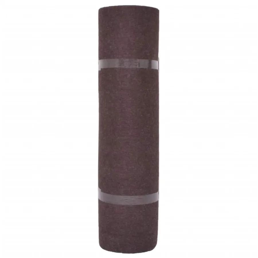 Tapis Marron 1,2 x 10 m Polyester - 3