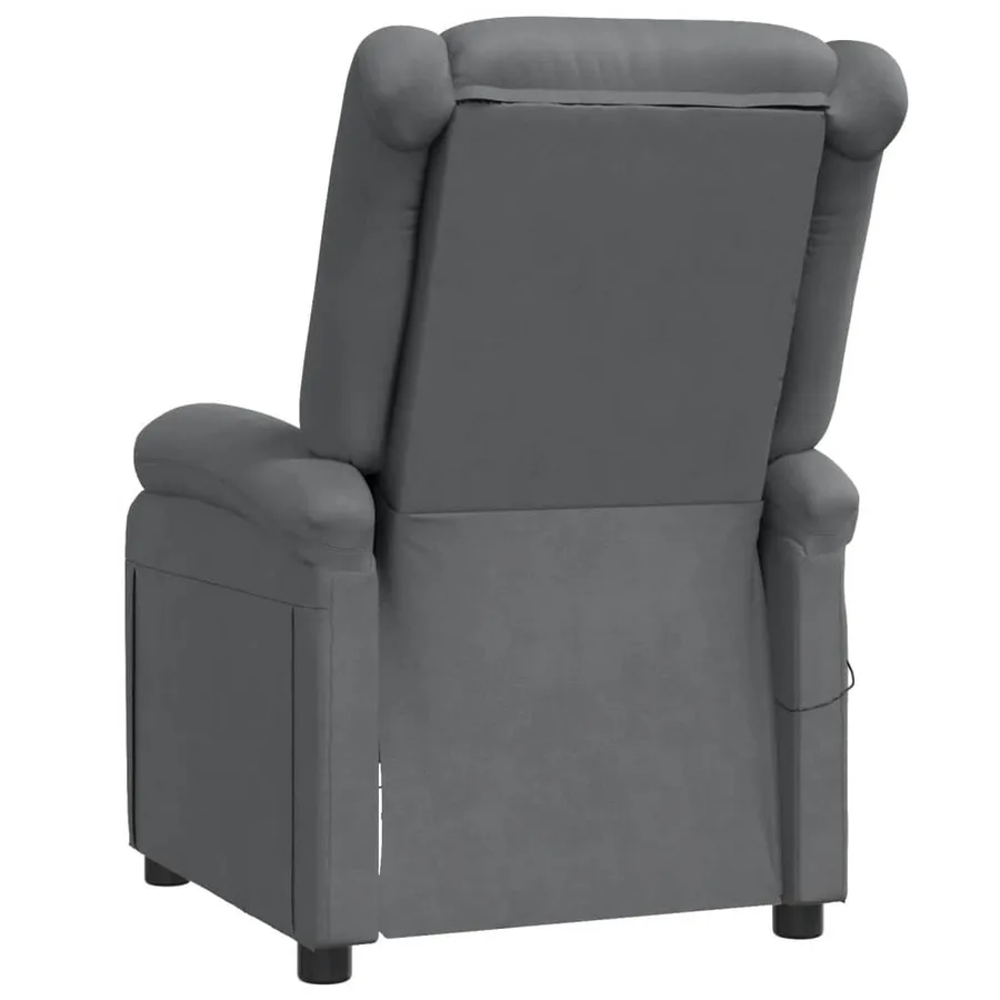 Fauteuil de massage Anthracite Similicuir - 5