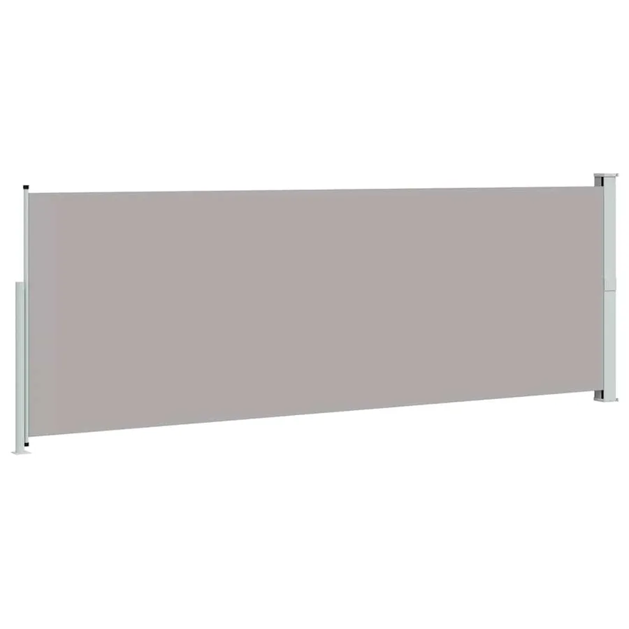 Auvent latéral rétractable 160 x 500 cm Gris - 6