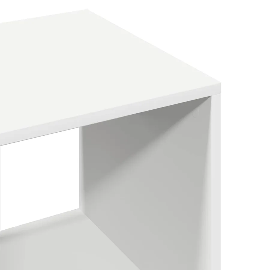 Garde-robe Blanc 80x40x110 cm Bois d’ingénierie - 7