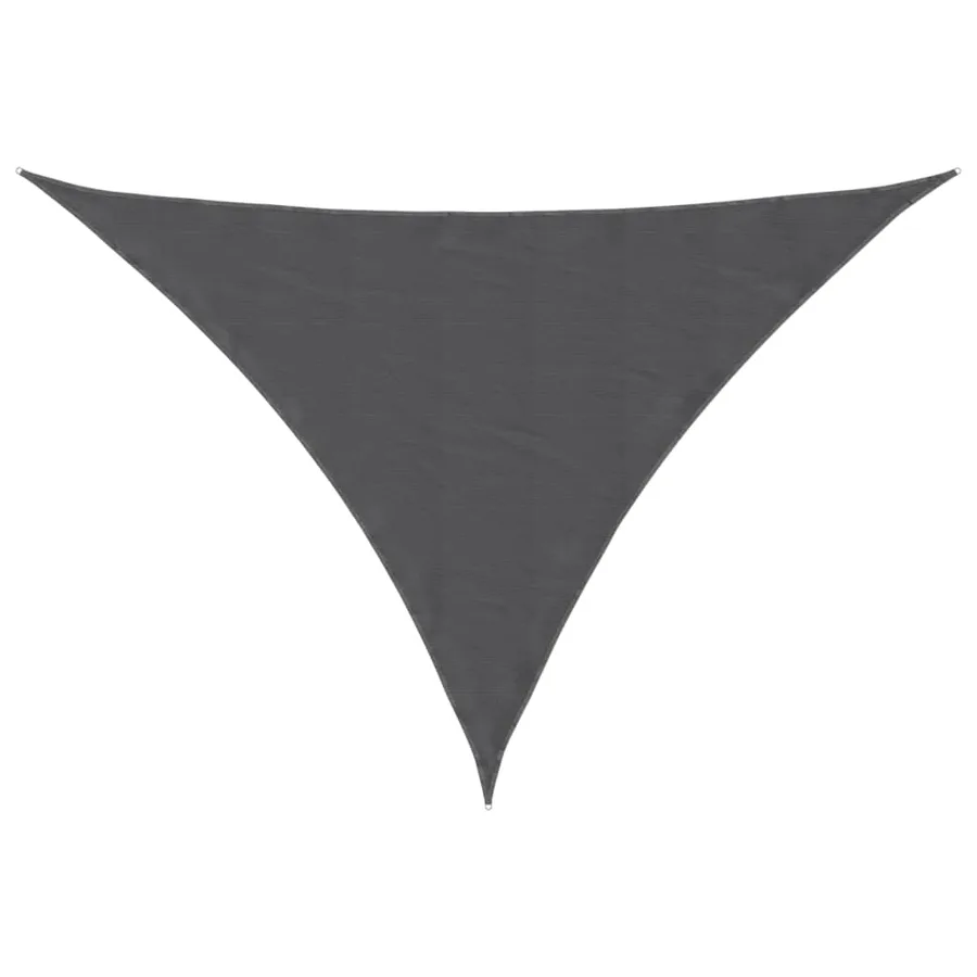 Voile de parasol tissu oxford triangulaire 4x4x5,8 m anthracite - 2