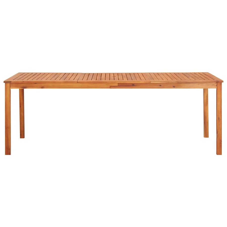 Table de jardin 215x90x74 cm Bois d'acacia massif - 2