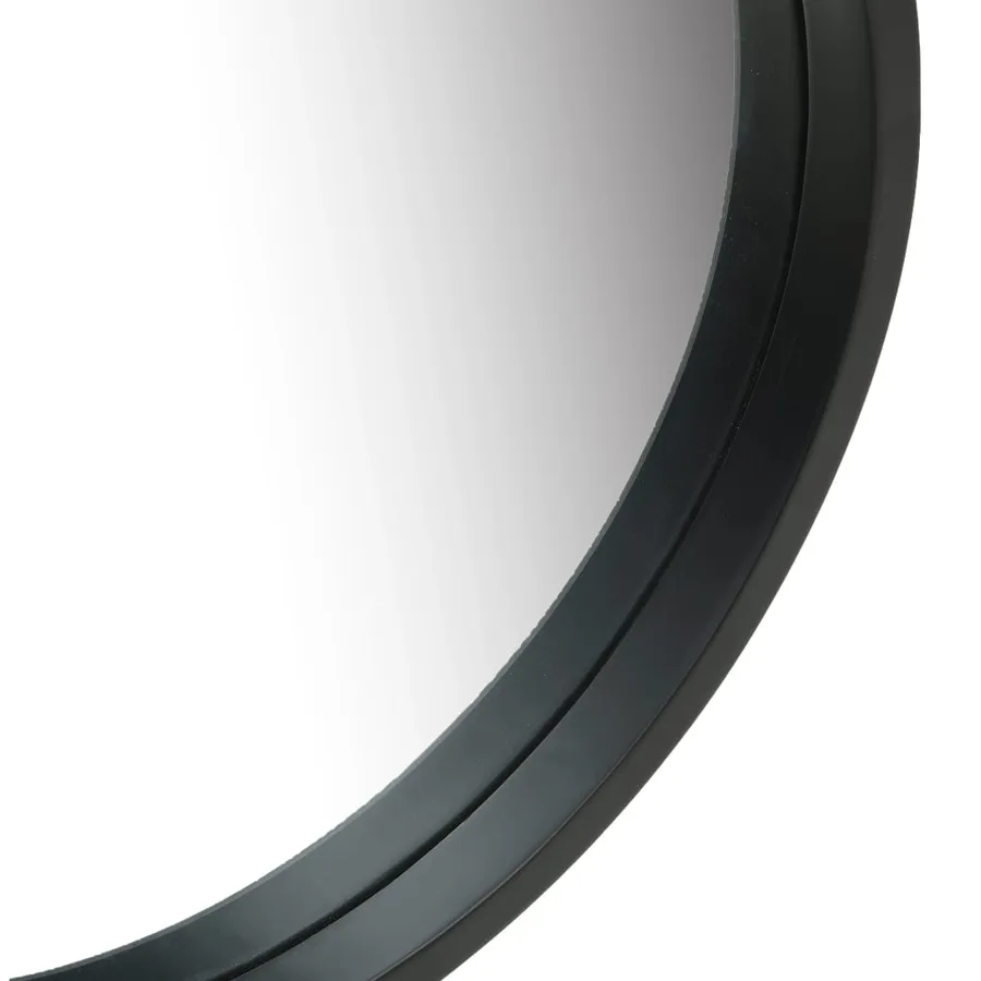 Miroir mural avec sangle 50 cm Noir - 3