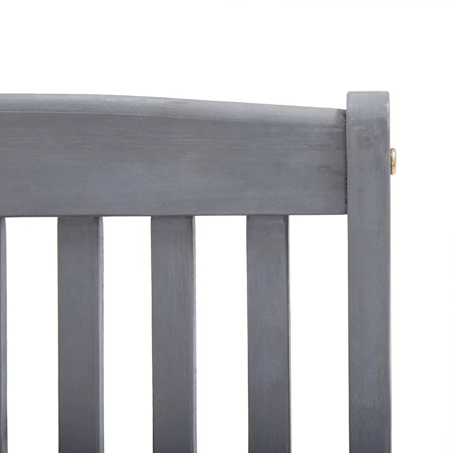 Chaises pliables d'extérieur lot de 6 et coussins Bois d'acacia - 15