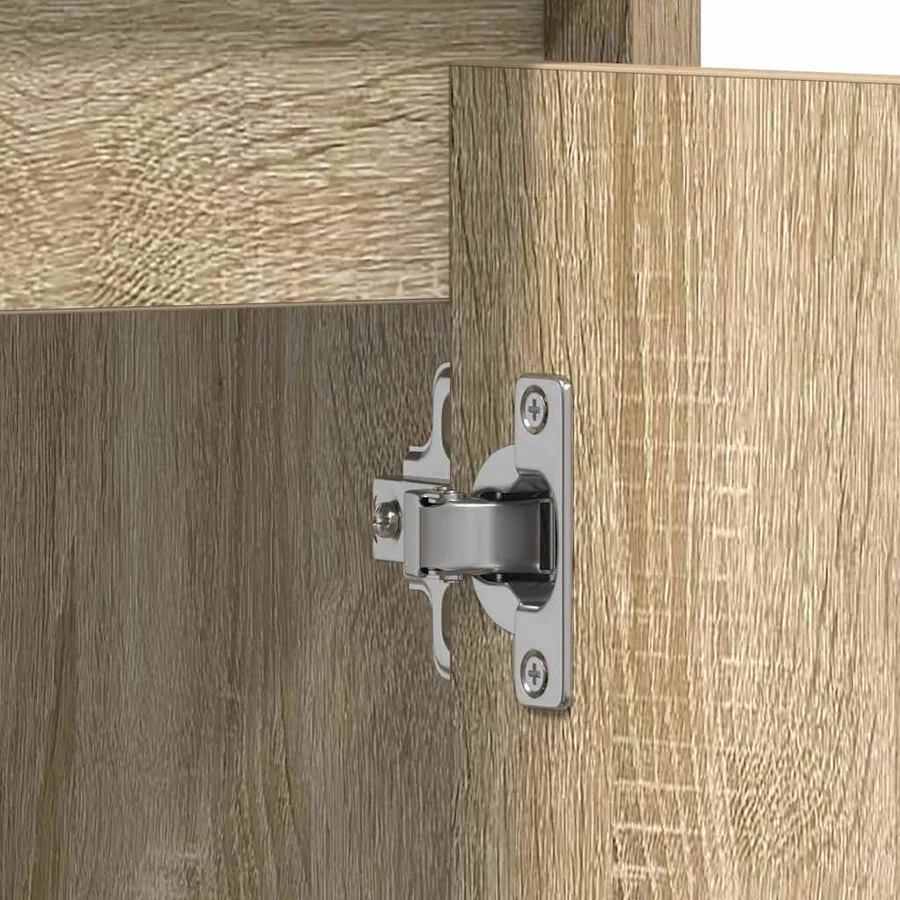 Armoire de salle de bain Chêne sonoma Bois d'ingénierie - 11