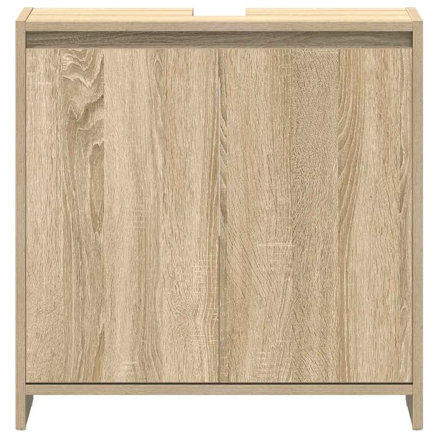 Armoire de salle de bain Chêne sonoma Bois d'ingénierie - 6