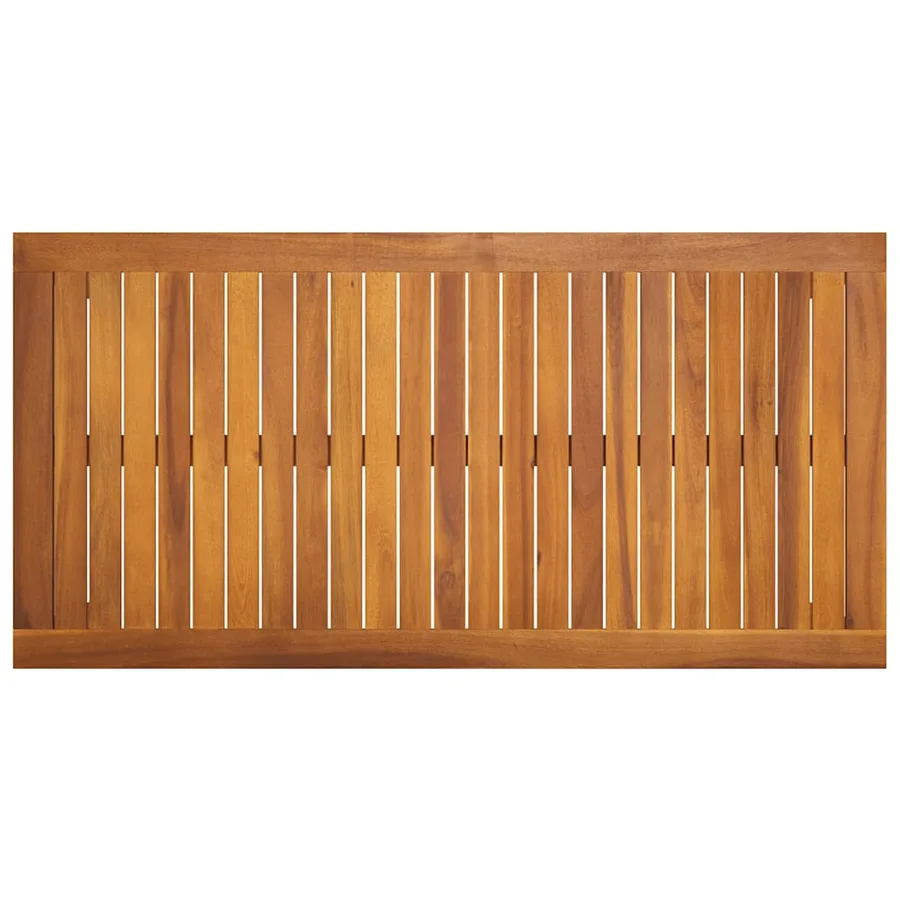 Table de jardin 110x55x67 cm Bois d'acacia solide - 5