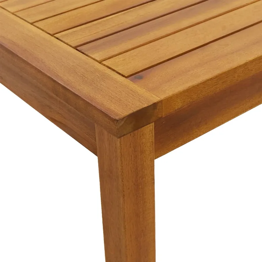 Table de jardin 110x55x67 cm Bois d'acacia solide - 6