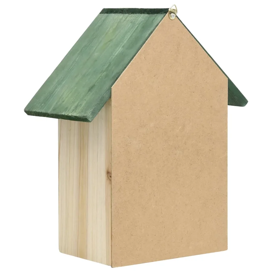 Hôtel à insectes 2 pcs 23x14x29 cm Bois de sapin massif - 5