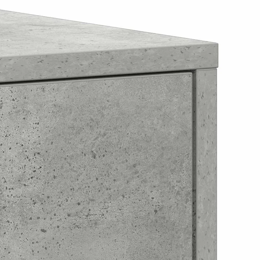 Armoire de salle de bain Gris béton Bois d'ingénierie - 10