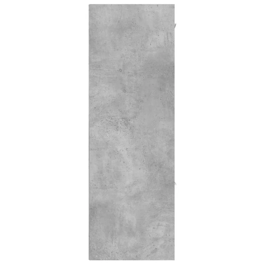 Armoire de rangement Gris béton 60x29,5x90 cm Bois d'ingénierie - 8