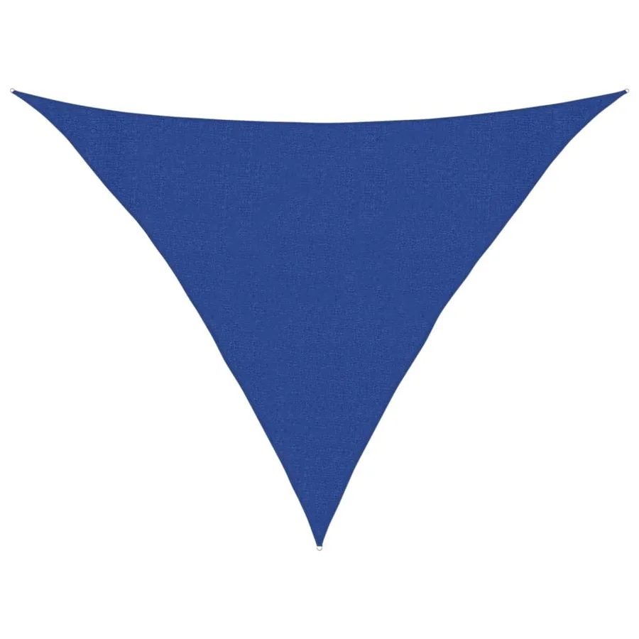 Voile d'ombrage 160 g/m² Bleu 3x3x4,2 m PEHD - 2