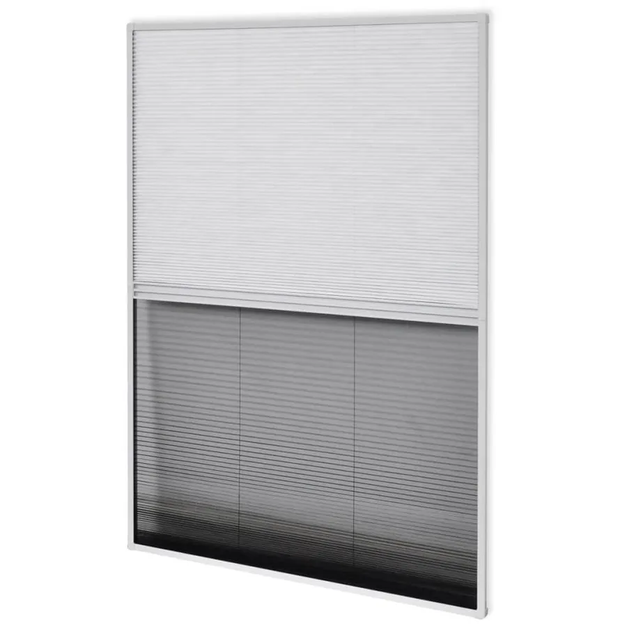 Moustiquaire plissée pour fenêtre et store Aluminium 80 x 120cm - 2