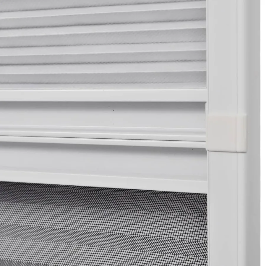 Moustiquaire plissée pour fenêtre et store Aluminium 80 x 120cm - 6