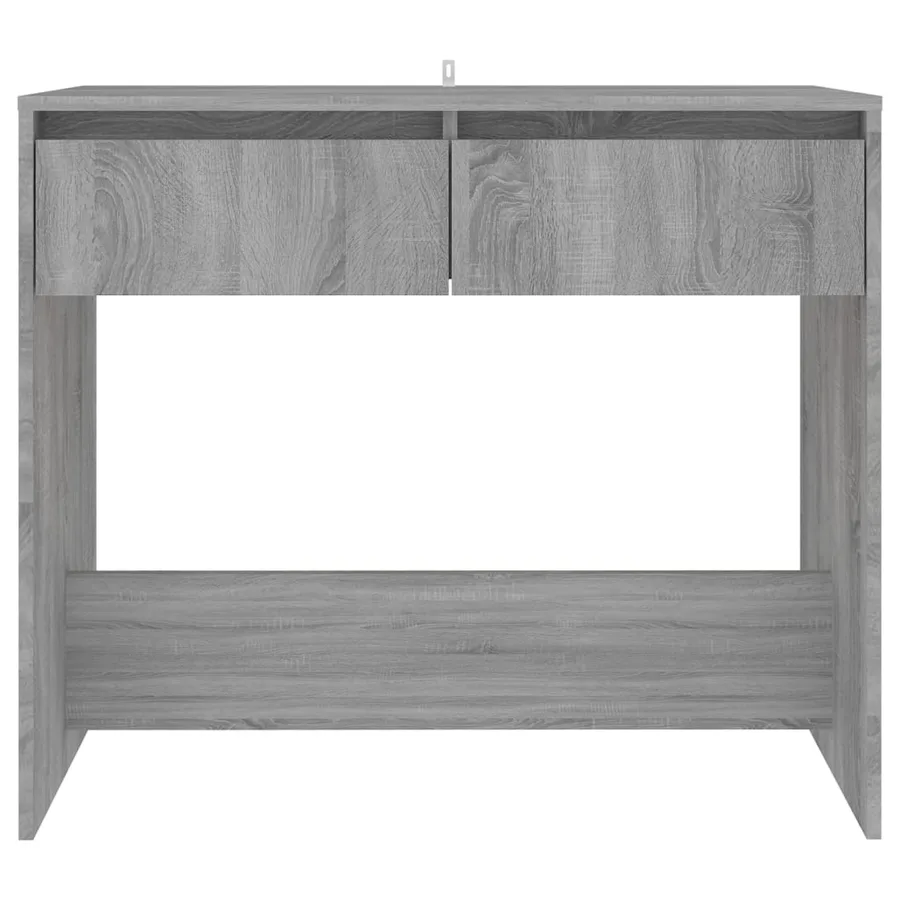 Table console sonoma gris 89x41x76,5 cm bois d'ingénierie - 5