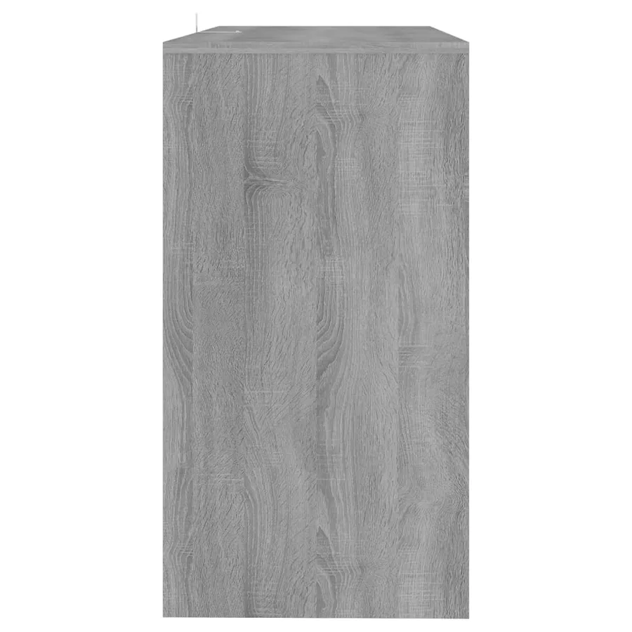 Table console sonoma gris 89x41x76,5 cm bois d'ingénierie - 6