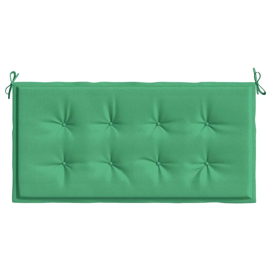 Coussin de banc de jardin vert 120x50x3 cm tissu oxford - 4