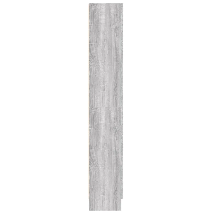 Bibliothèque Sonoma gris 82,5x30,5x185,5 cm Bois d'ingénierie - 6