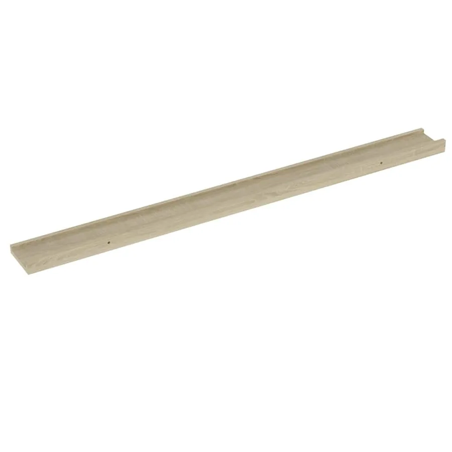 Étagères murales 4 pcs chêne sonoma 100x9x3 cm - 8