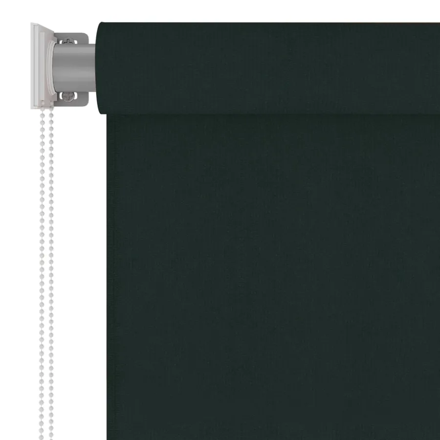 Store roulant d'extérieur 145 (l) x 230 (H) cm vert foncé HDPE - 3