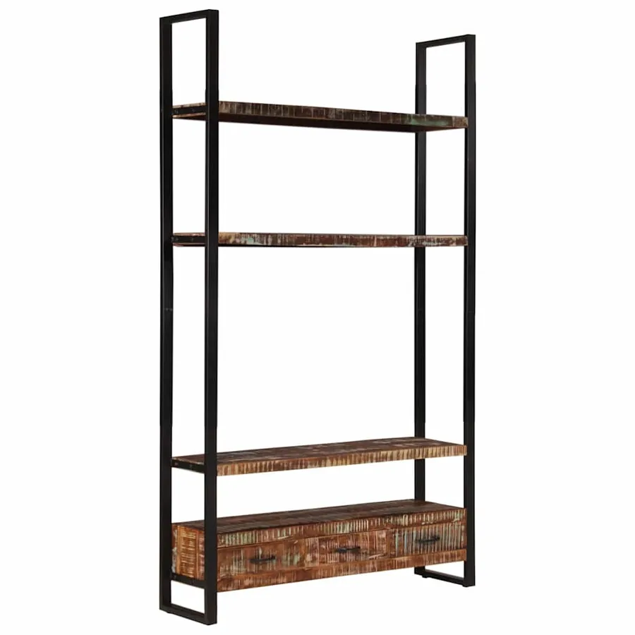 Bibliothèque 118x30x200 cm Bois de récupération massif