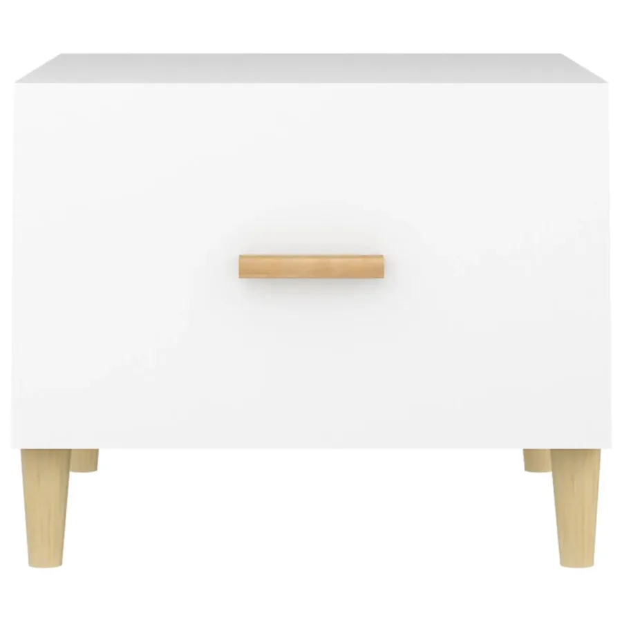 Tables basses 2 pcs blanc 50x50x40 cm bois d'ingénierie - 7