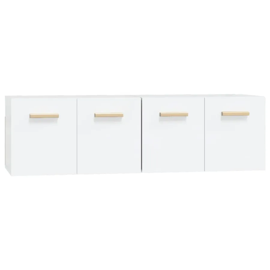Armoires murales 2 pcs Blanc 60x36,5x35 cm Bois d'ingénierie - 2