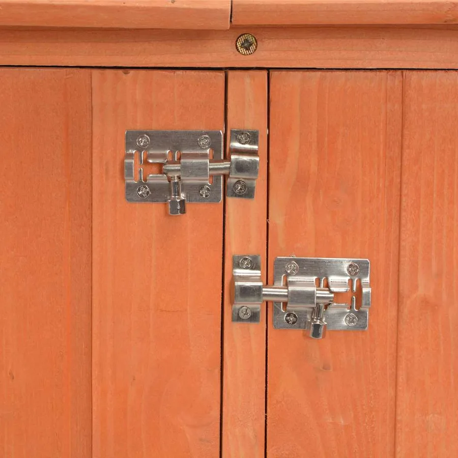 Abri de stockage de jardin 128x42x91 cm Bois - 10
