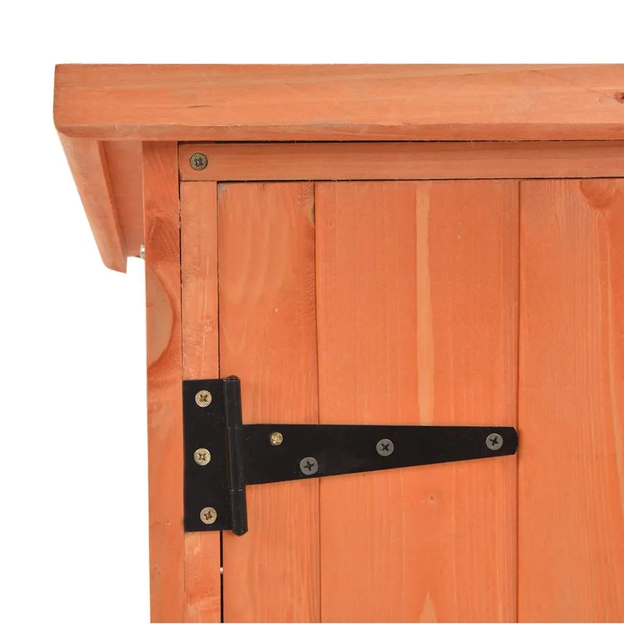 Abri de stockage de jardin 128x42x91 cm Bois - 11