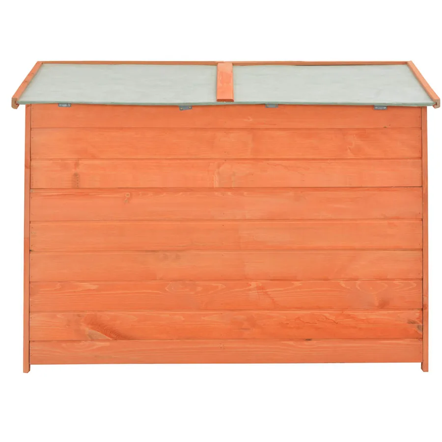 Abri de stockage de jardin 128x42x91 cm Bois - 6