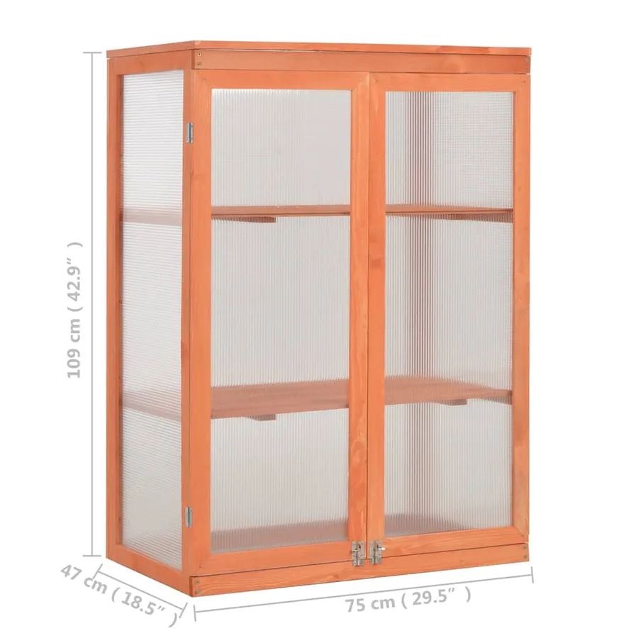 Serre Bois 75x47x109 cm - 11