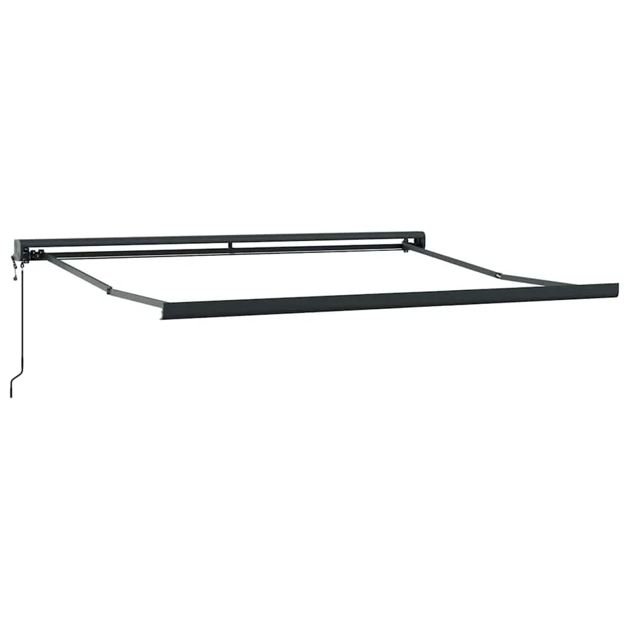 145700 vidaXL Retractable Awning Frame Motorised 300x250 cm Grey (not for individual sale） - Untranslated - 2