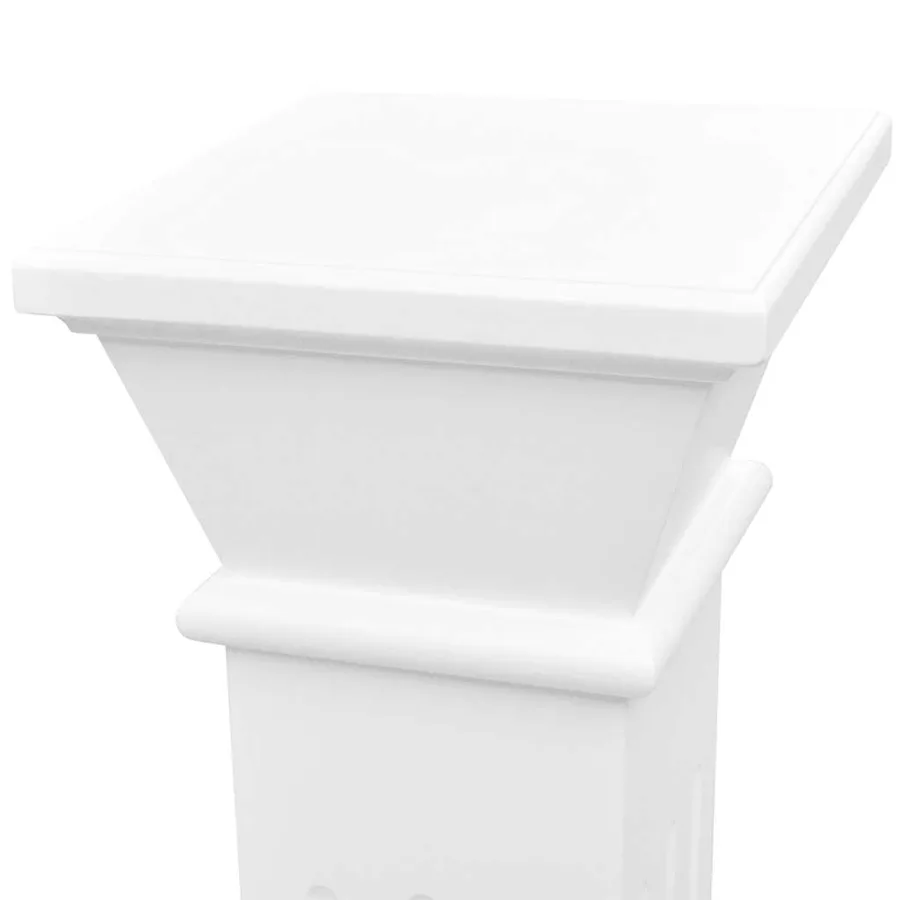 Support pilier classique carré pour plantes MDF - 7