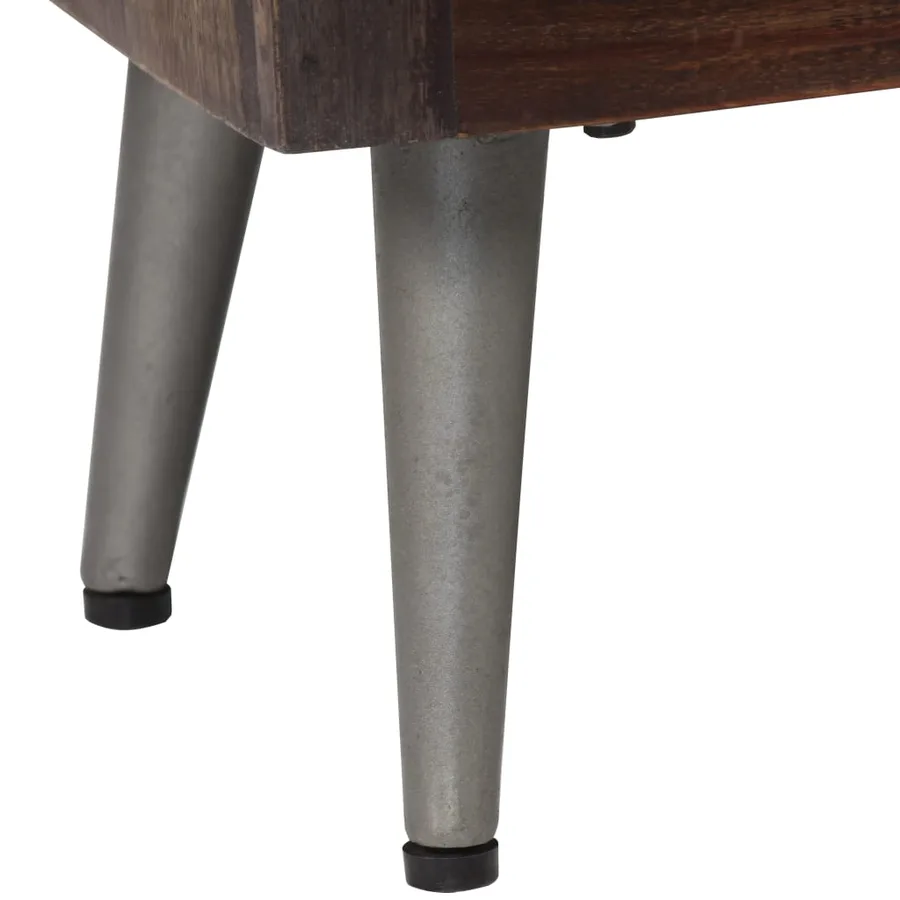 Table de chevet Bois de récupération solide 40 x 30 x 50 cm - 6