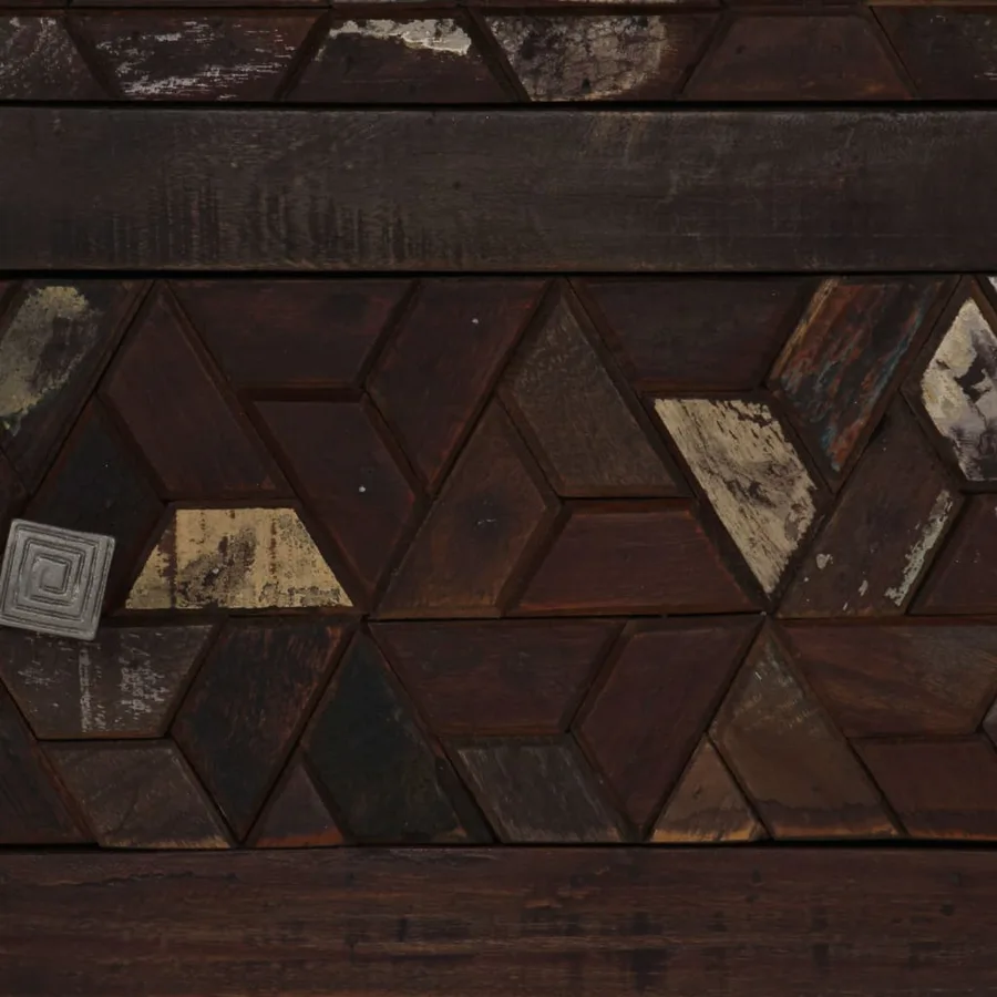 Table de chevet Bois de récupération solide 40 x 30 x 50 cm - 8