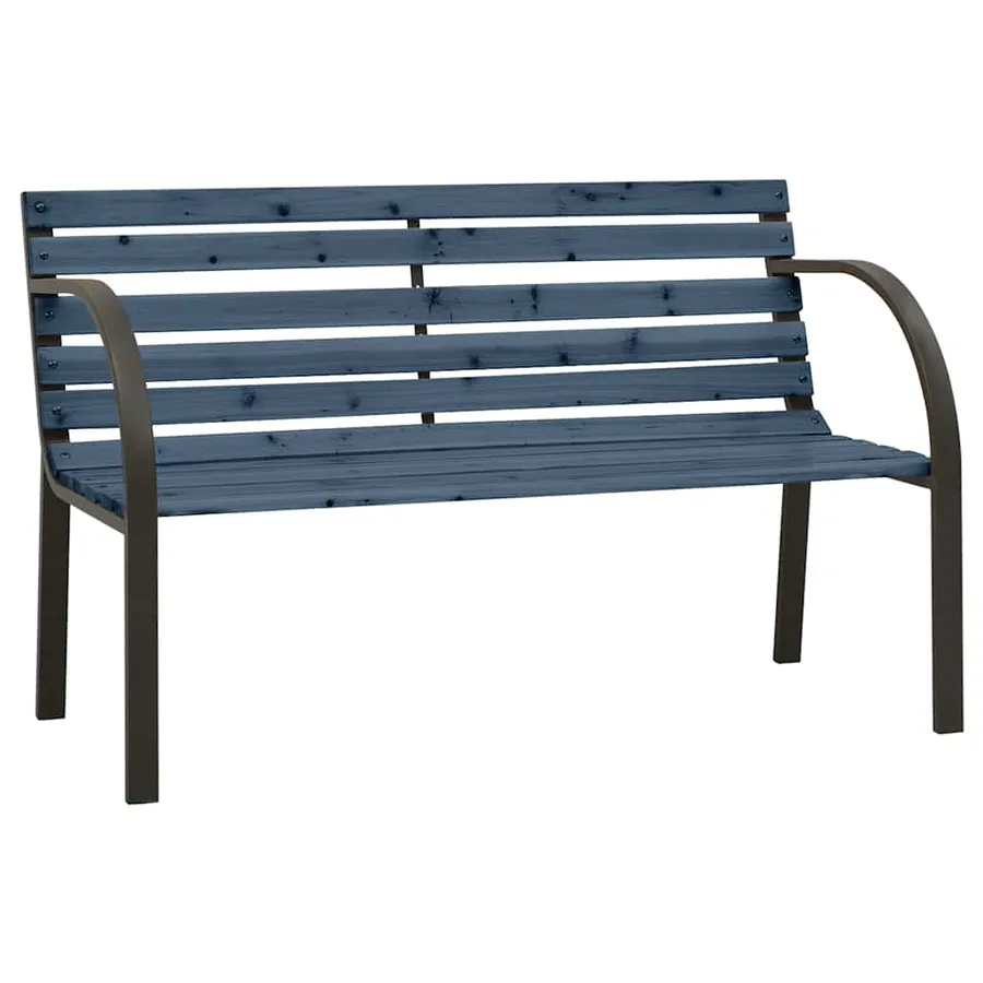 Banc de jardin pour enfants 81 cm bois de pin chinois gris - 2