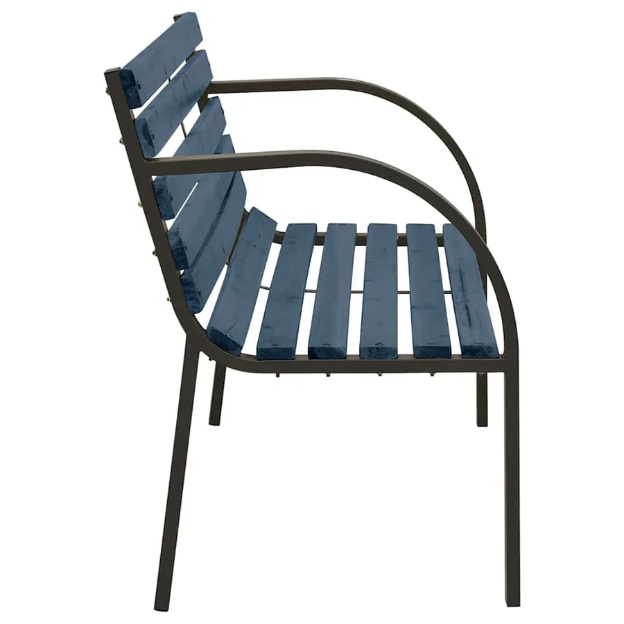 Banc de jardin pour enfants 81 cm bois de pin chinois gris - 4