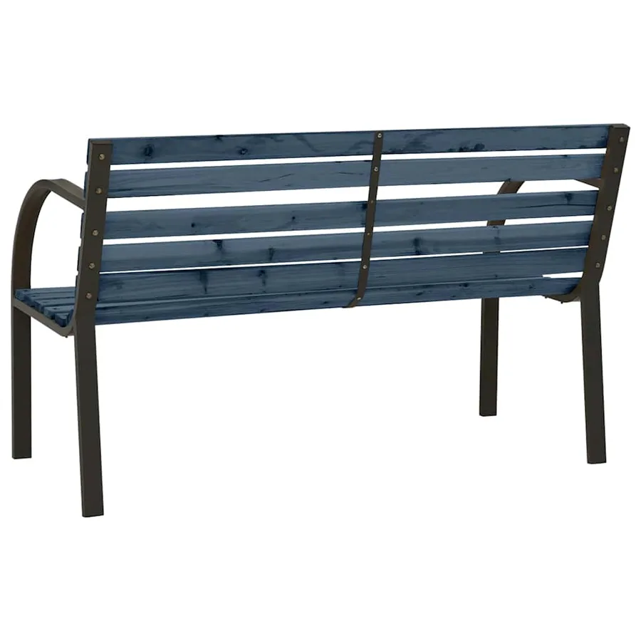 Banc de jardin pour enfants 81 cm bois de pin chinois gris - 5
