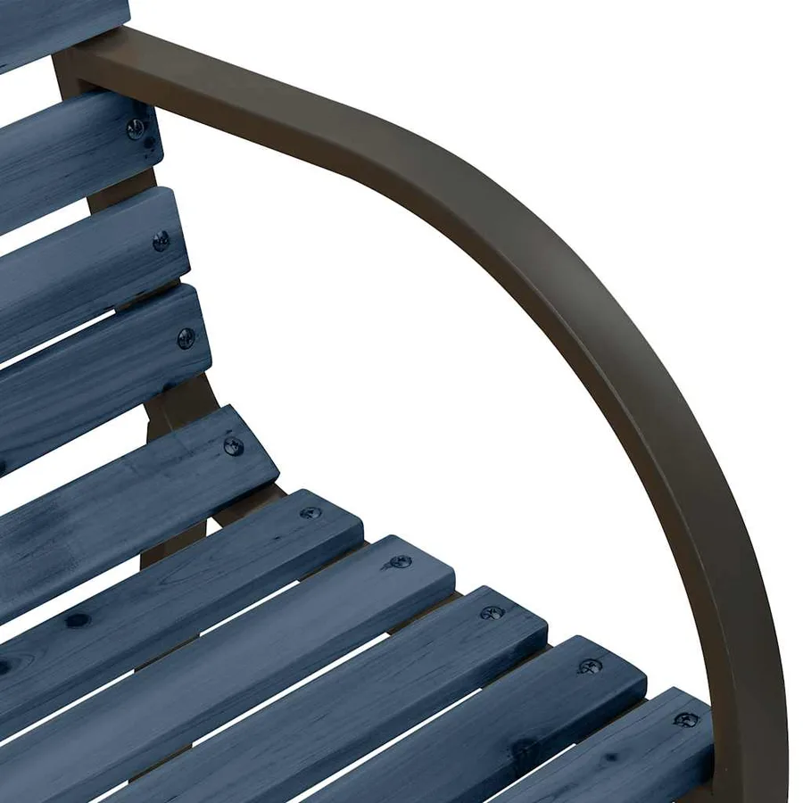 Banc de jardin pour enfants 81 cm bois de pin chinois gris - 6