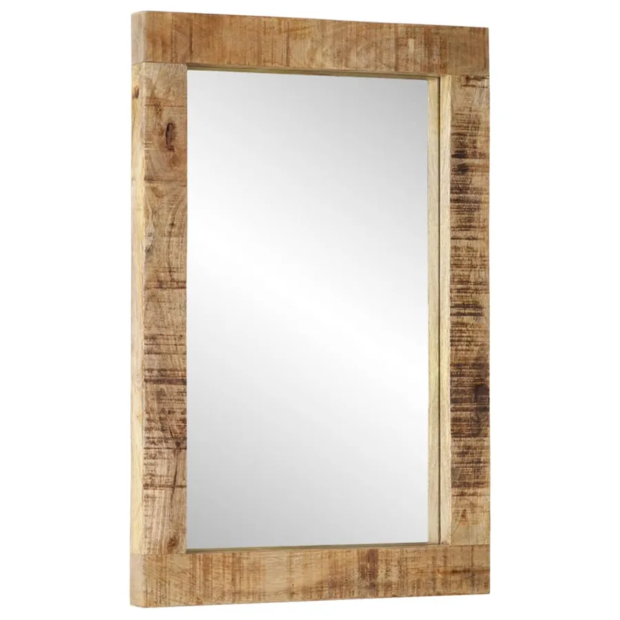 Ensemble de meubles salle de bain 2 pcs bois de manguier massif - 6