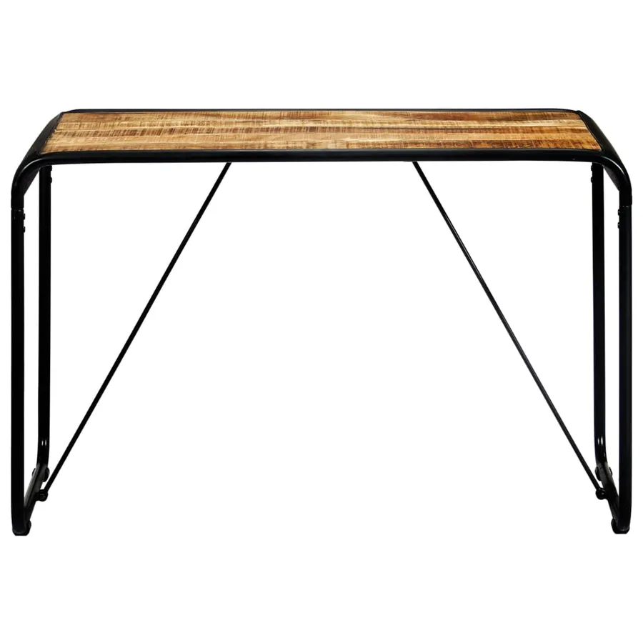 Table à manger 118x60x76 cm Bois de manguier massif brut - 2