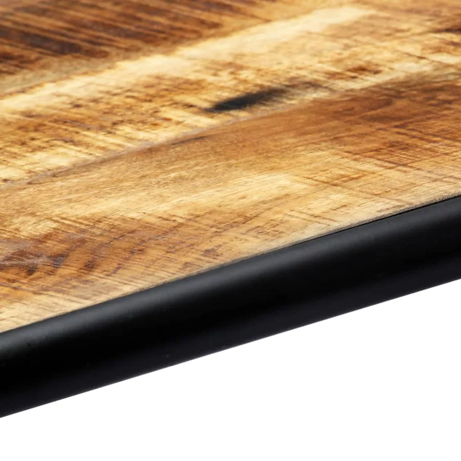 Table à manger 118x60x76 cm Bois de manguier massif brut - 6