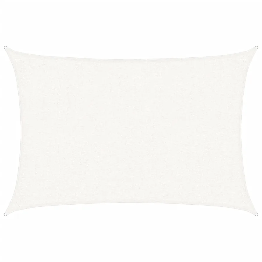 Voile d'ombrage 160 g/m² Blanc 2x2,5 m PEHD - 2