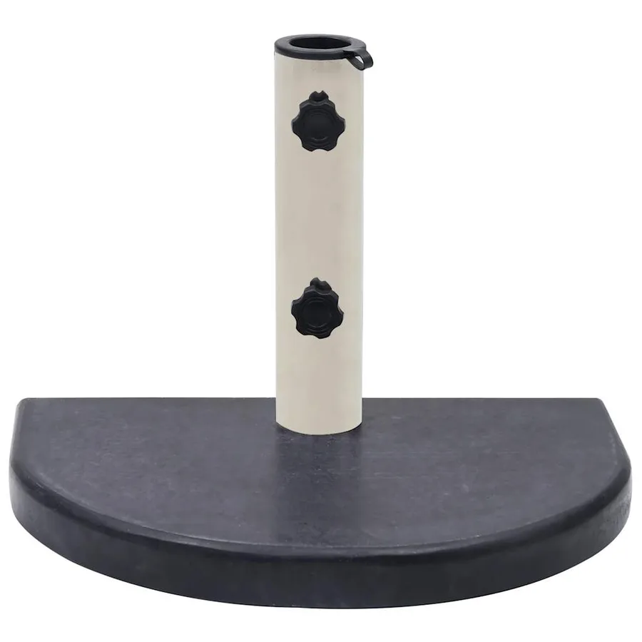 Socle de parasol Noir 40x28x4 cm Granite - 2