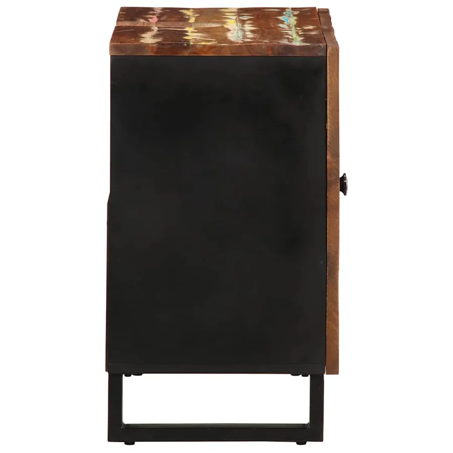 Meuble d'évier 62x33x58 cm bois de récupération et d'ingénierie - 4