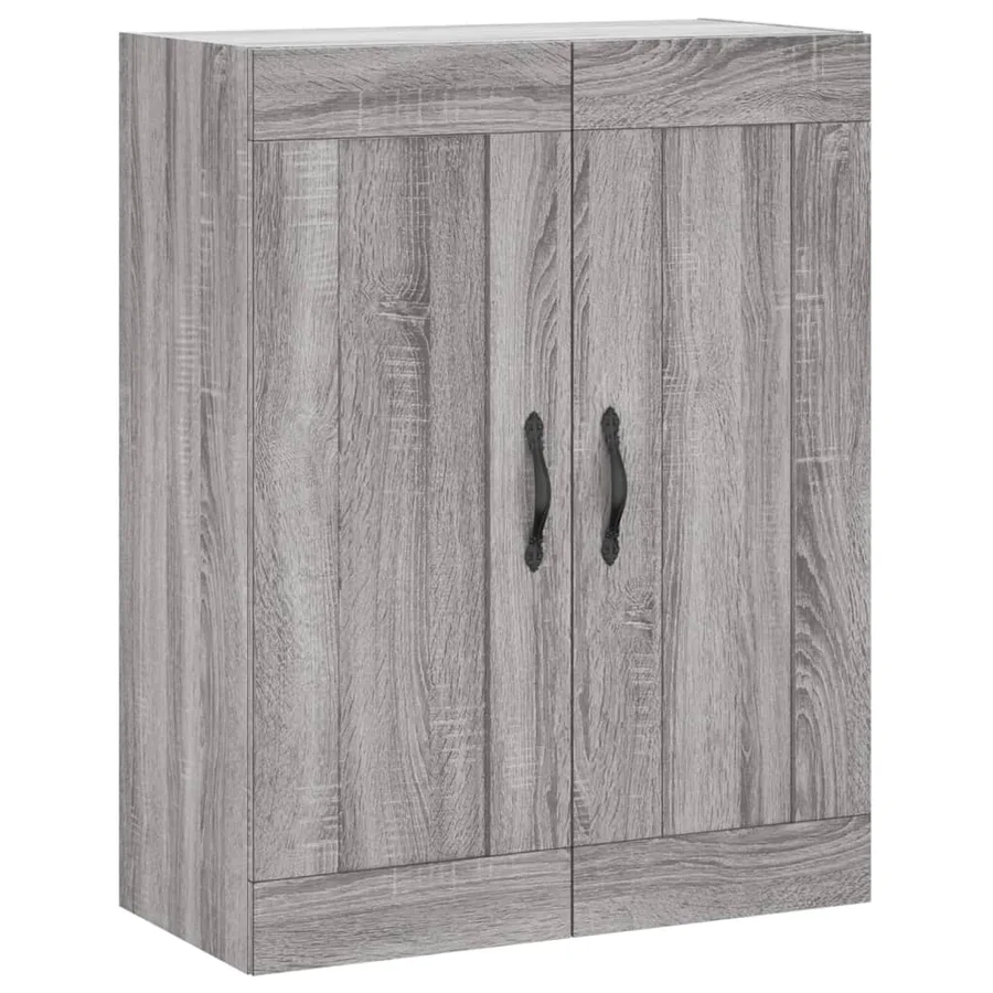 Buffet haut Sonoma gris 69,5x34x180 cm Bois d'ingénierie - 5