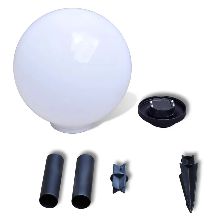 Lampes d'allée à LED 2 pcs 30 cm avec piquet de sol - 5