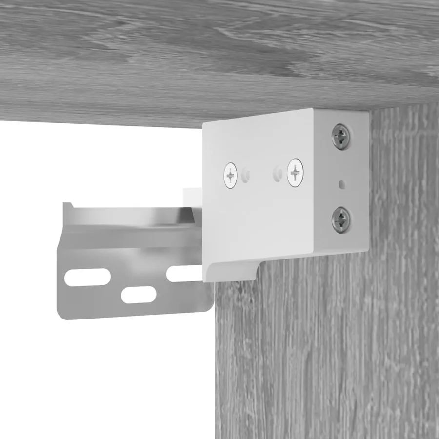 Armoires murales 2 pcs sonoma gris bois d'ingénierie - 9